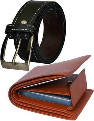 Casual Cool Men's Casual Belt & Wallet Combo for Effortless Style - HalfPe