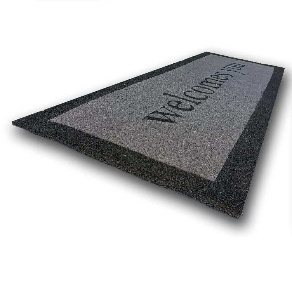 Mats Avenue Welcomes You Coir Rubber Door Mat Multi Color (60X180 CM) - HalfPe