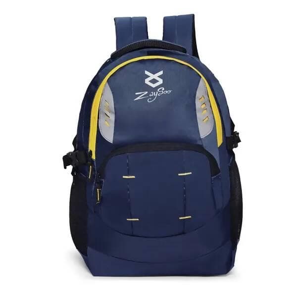 Laptop Backpack Ergonomic Design With Multiple Compartments 40 L Backpack (Navy Blue)  - HalfPe