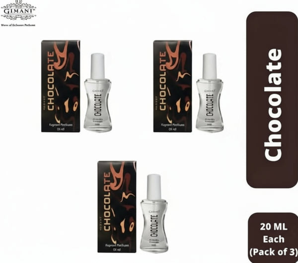 Gimani Chocolate Perfume 20ml Each (Pack of 3) Perfume - 60 ml - HalfPe