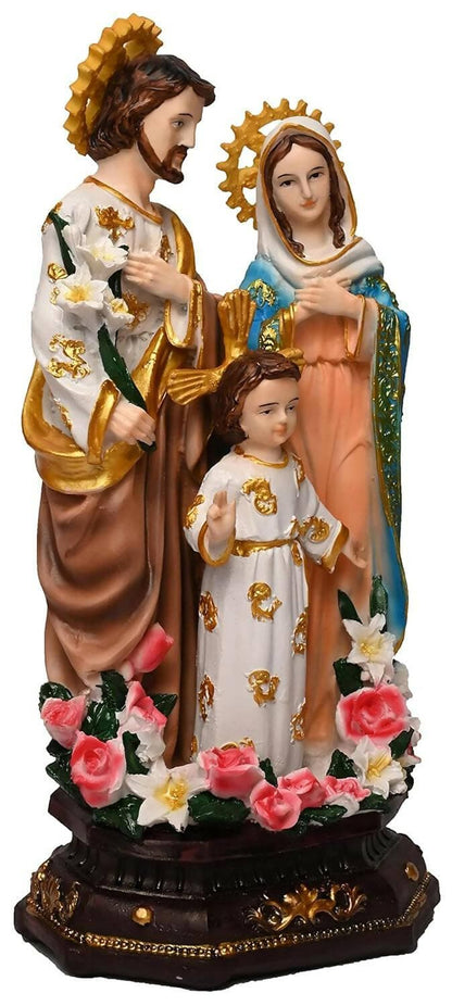 KariGhar The Holy Family Catholic Idol for Home/Living Room/Prayer Room/Decoration & Gifting (4 x 5.5 x 12 inches) - HalfPe