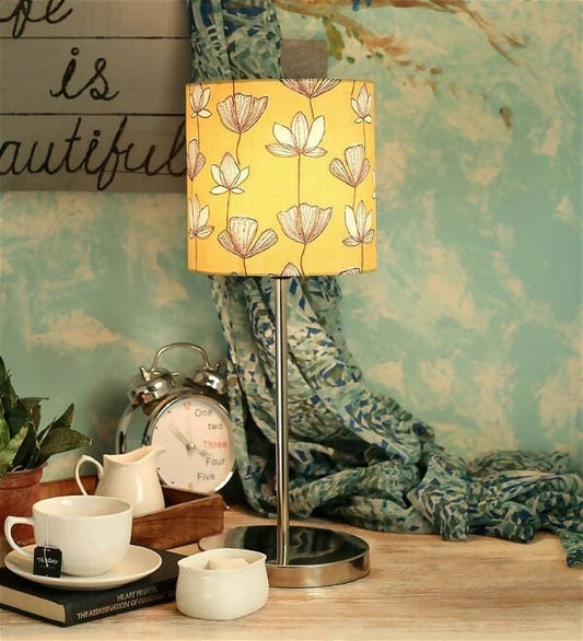 Mustard Flora Lamp - HalfPe