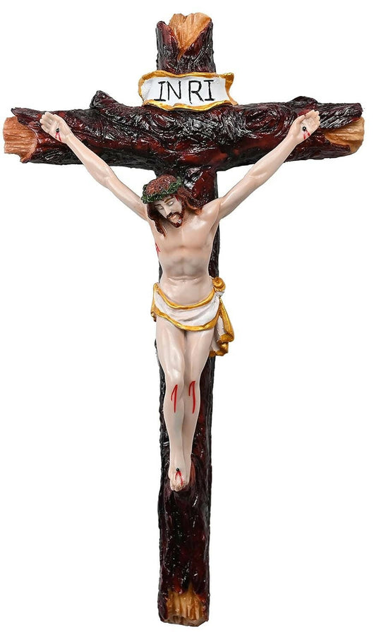 KariGhar Crucifix/Jesus Christ/Cross Jesus/Crucified Jesus Idol for Home,Living Room - HalfPe