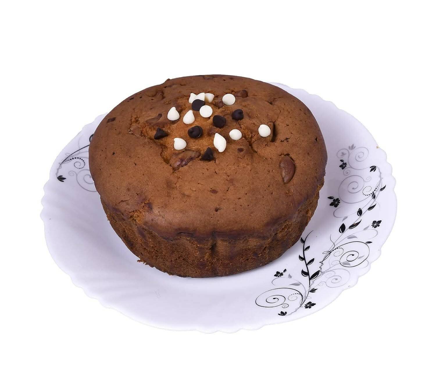 MANTOUSS Christmas Gift of Cake-Christmas Plum Cake(200gms) + Christmas Card + Santa Cap - HalfPe