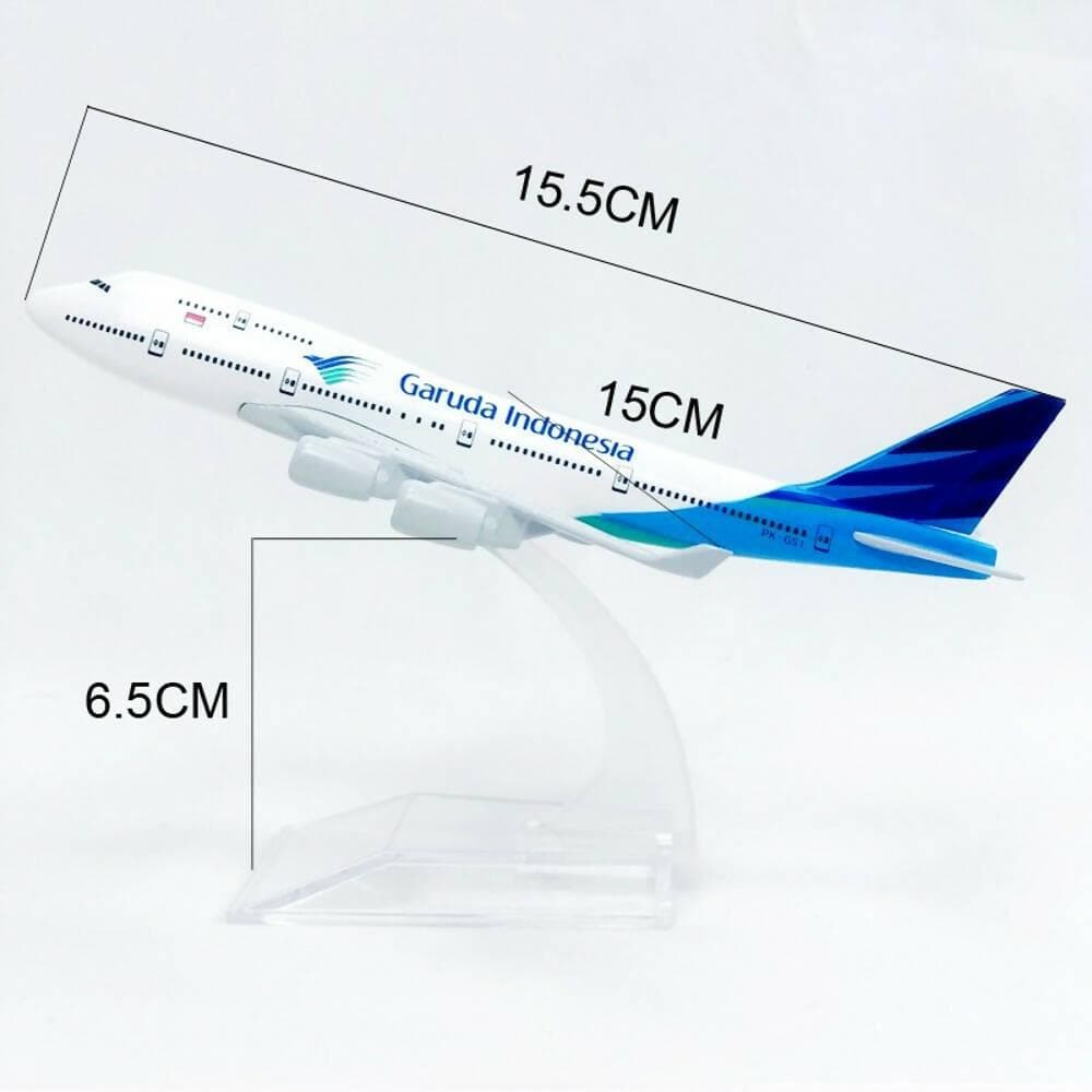 GM Garuda Indonesia B747 Aircraft Model Boeing 747 Airplane Diecast Alloy Plane - HalfPe