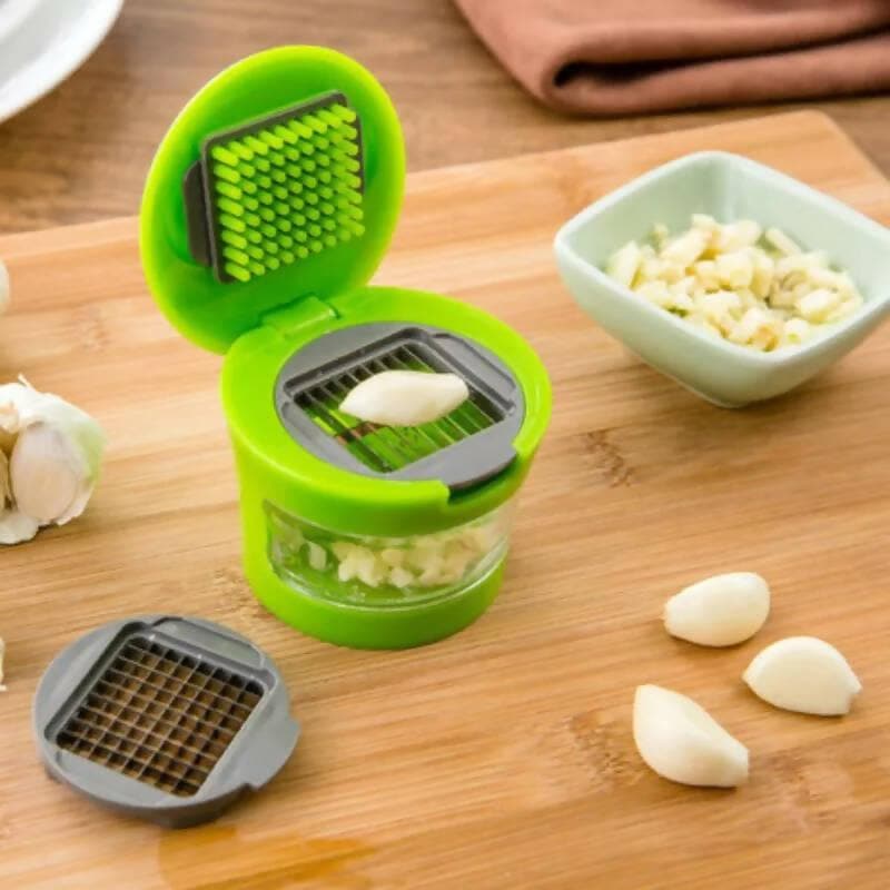 Mini Garlic Press/Onion Chopper - HalfPe