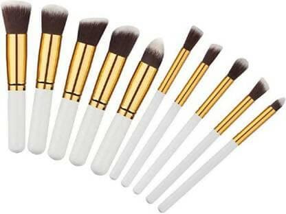 Bingeable Pcs Foundation Brush Make Up Brushes Set Foundation Blending Brush Tool Cosmetic Kits Makeup Set Brushes Makeup Sponge 5in1 Makeup Sponge & Makeup Puff Set (Pack of 10) - HalfPe