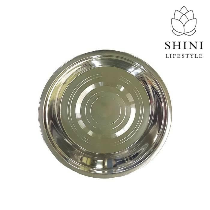 SHINI LIFESTYLE Stainless Steel Atta Parat, Mixing Bowl - HalfPe