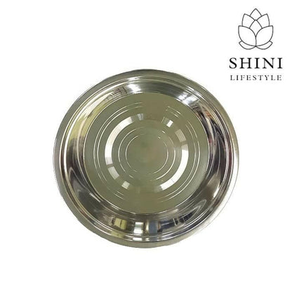 SHINI LIFESTYLE Stainless Steel Atta Parat, Mixing Bowl - HalfPe