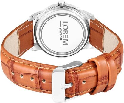 LOREM Silver Stylish Dial Analog Watch For Women LR344 - HalfPe