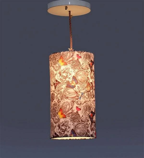 Butterfly Cylindrical Hanging Shade - HalfPe