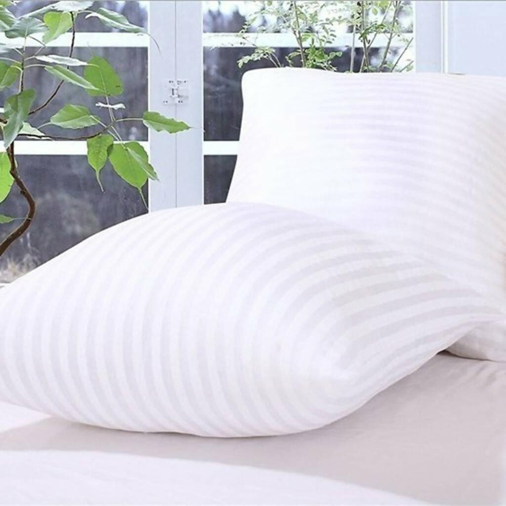 REST NEST Fiber Hotel Quality Polyester Fiber Filler Pillow (16x16 inch Inches Pillow, Pack of 5 White) - HalfPe