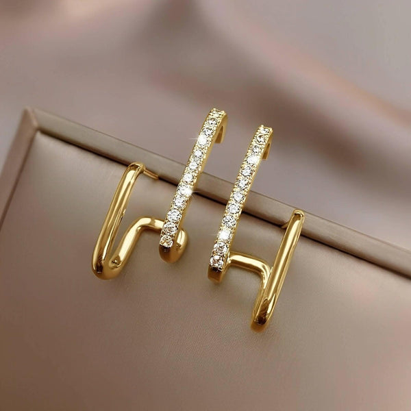 Pinapes elegant romantic unique screw pearl stud earrings - HalfPe