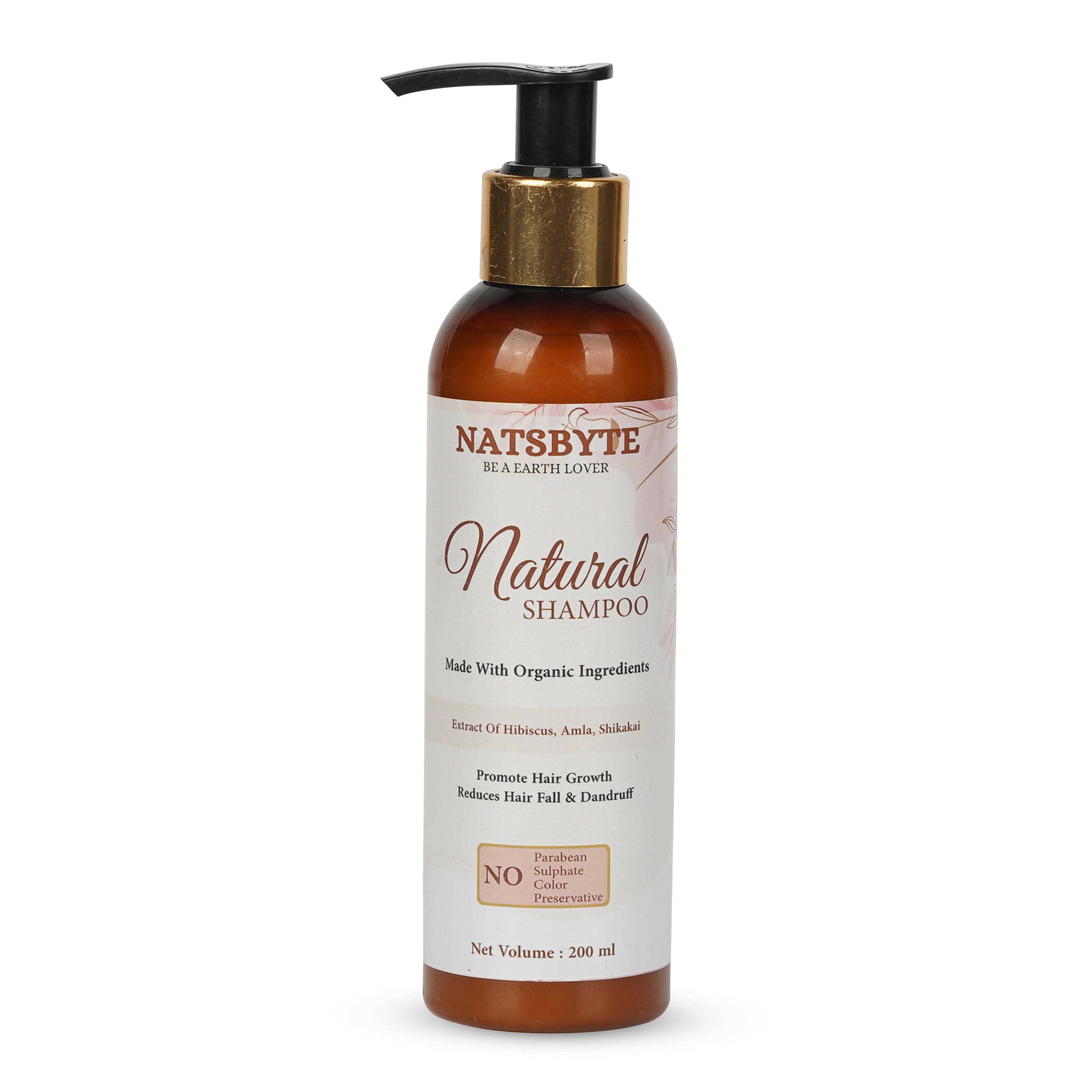 Natsbyte Ayurveda Herbal Shampoo | Handmade Homemade Shampoo | Infused with Organic Herbs | Anti Hair Fall Shampoo | Hair Growth Shampoo - 200 ml - HalfPe