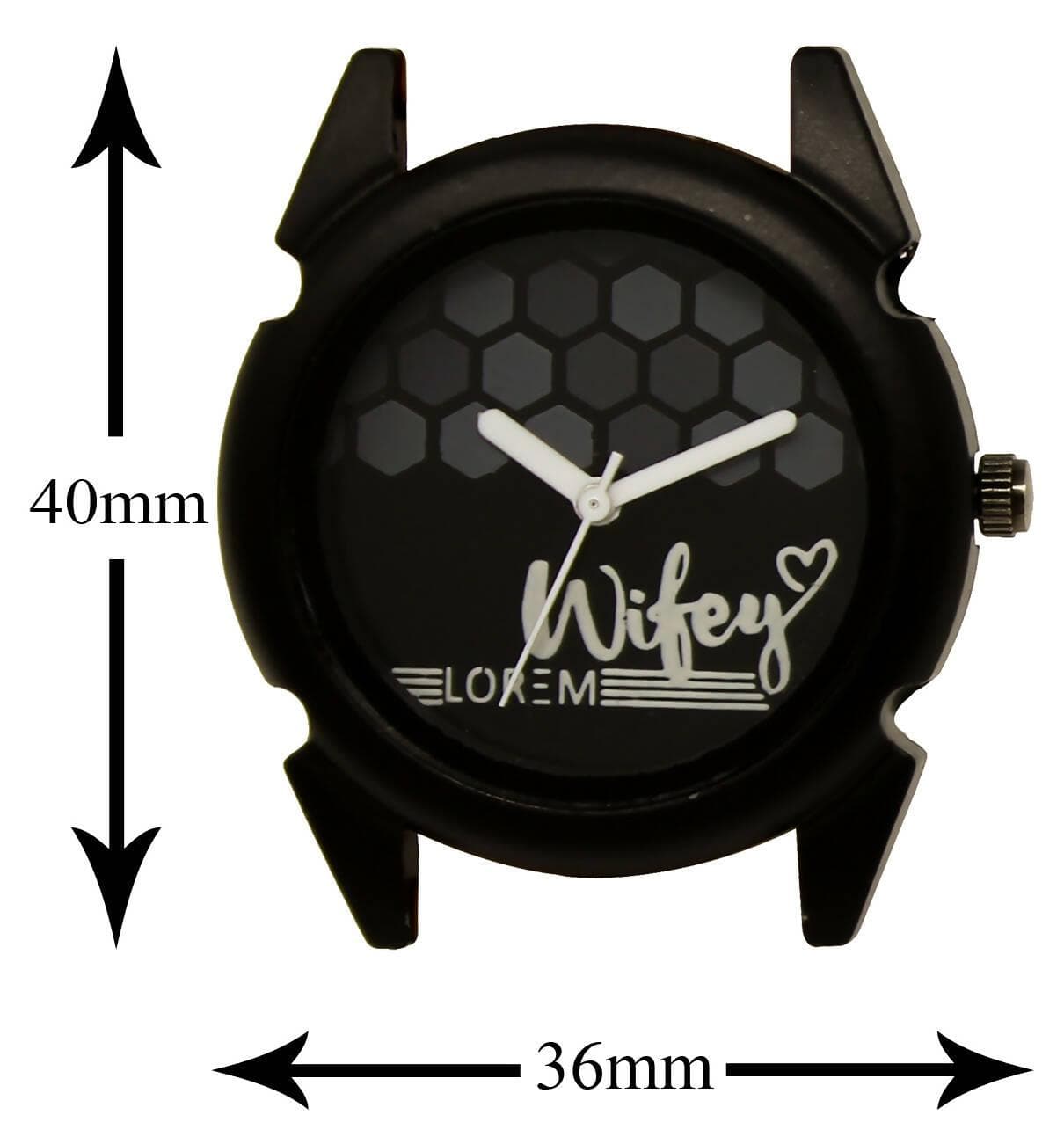 LOREM Brown Wifey Analog Watch For Women LR235 - HalfPe