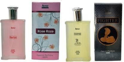 Aone Rose Roze and Fighter Perfume 100ML Each (Pack of 2, 200ml) - HalfPe