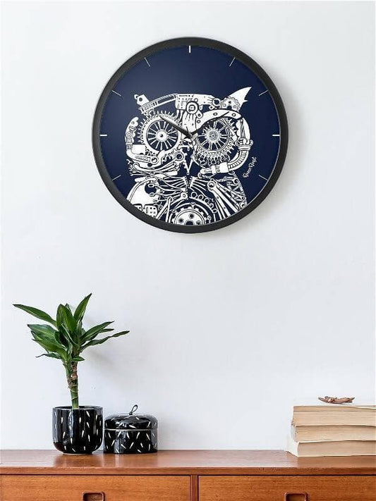 Foul Owl Analog Wall Clock - HalfPe