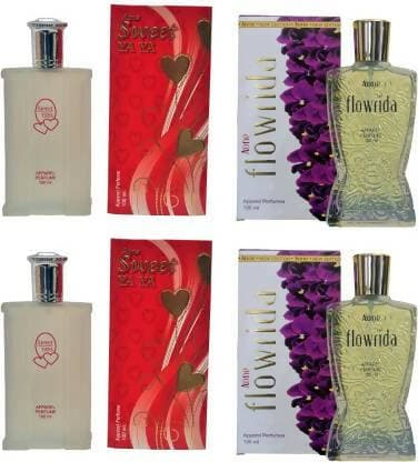 Aone Sweet YA YA and Flowrida Perfume 100ML Each (Pack of 4) Eau de Parfum - 400 ml - HalfPe
