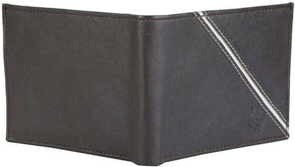 Men Casual, Formal, Travel, Trendy Black Genuine Leather Wallet (6 Card Slots) - HalfPe