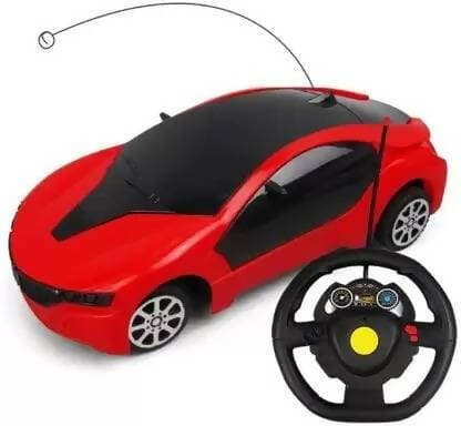 Fast Remote Control Car with steering (Multi colour) - HalfPe