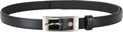 Formal Black Texas Leatherite Belt (Brown) - HalfPe