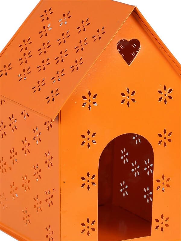 Hut Shape Bird House Orange - HalfPe