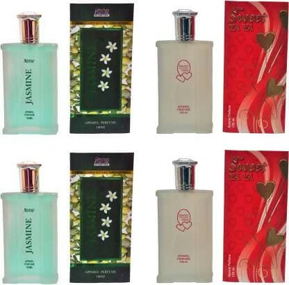 Aone Jasmine and Sweet YA YA Perfume 100ml (pack of 4, 400ml) - HalfPe