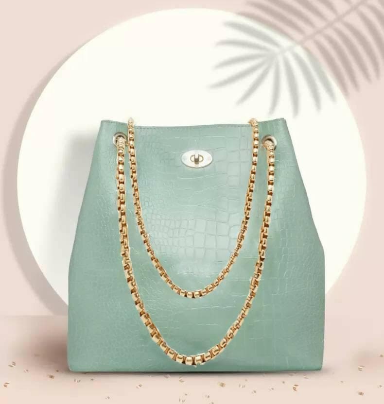 Green Handbag For women - HalfPe