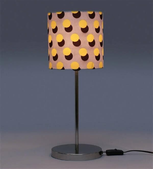 Yellow Polka Lamp - HalfPe