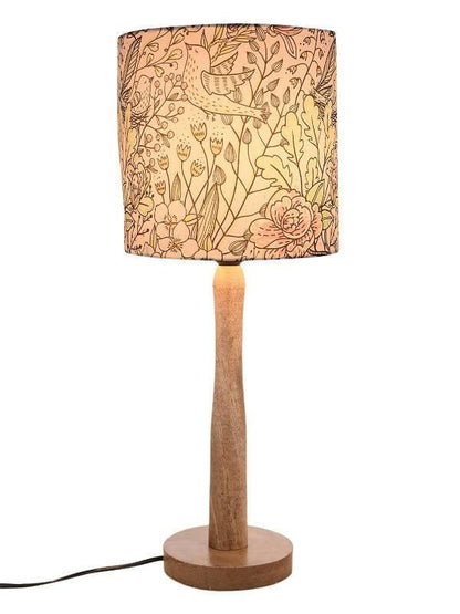 Spring Leaves Wooden Lamp - HalfPe