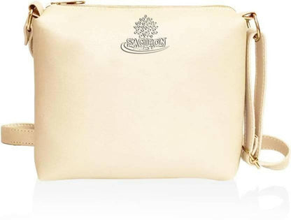 Beige Girls Sling Bag - HalfPe