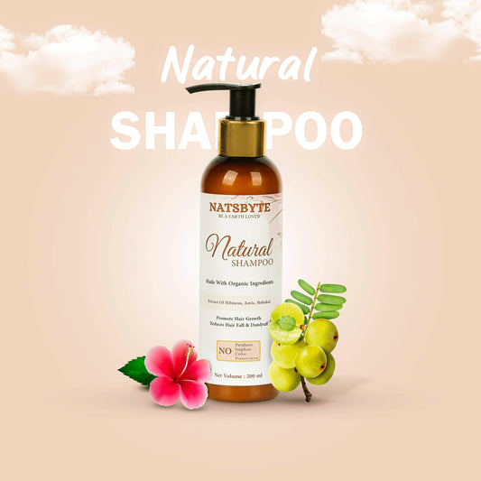 Natsbyte Ayurveda Herbal Shampoo | Handmade Homemade Shampoo | Infused with Organic Herbs | Anti Hair Fall Shampoo | Hair Growth Shampoo - 200 ml - HalfPe