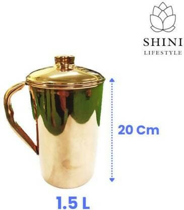 SHINI LIFESTYLE 2 L Copper Water Jug - HalfPe