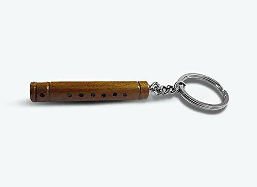 Mats Avenue Hand Made Perfect Teak Wood Key Chain with Ring - HalfPe