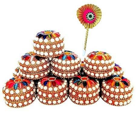 Santarms Handmade Kumkum Box (pack of 2+1 ) - HalfPe