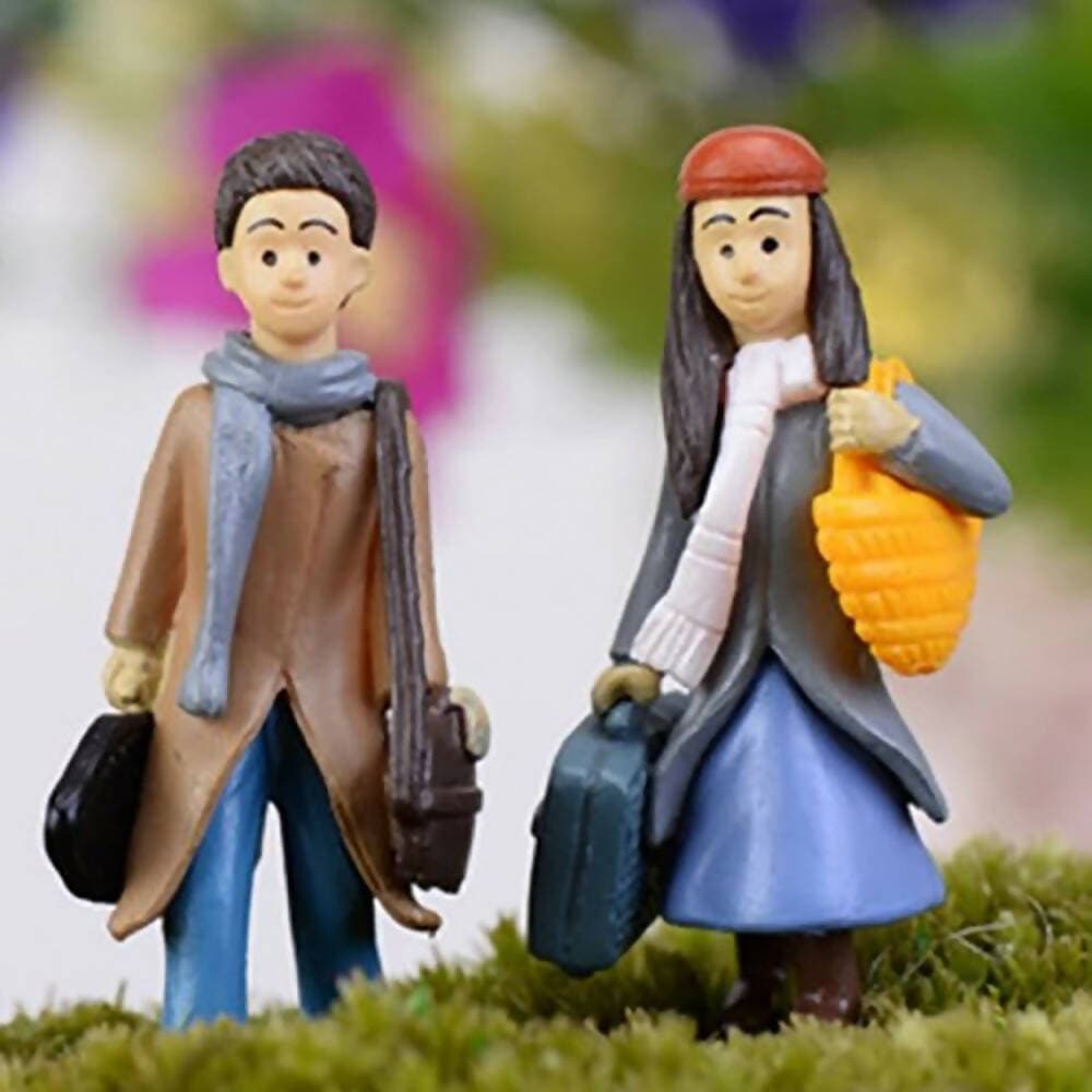 Miniatura&Figurine Resin Traditional Chinese Printing People Decorative Items Home Decoration Accessories Fairy Garden Miniature, PLASTIC ITEM - HalfPe