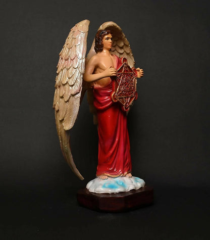 KariGhar Archangel Judaism Metatron Statue Idol Muiltcolor (9 x 10 x 26 CM) - HalfPe