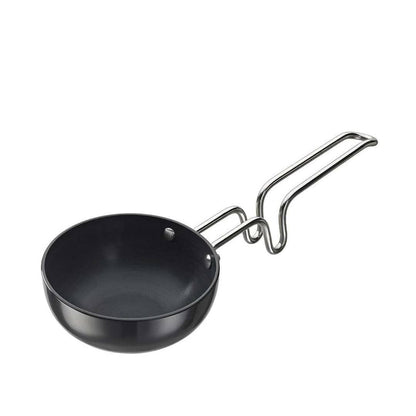 SHINI LIFESTYLE Aluminium Hard Anodized Tadka Pan - HalfPe