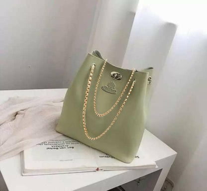 Women Green Shoulder Bag - HalfPe