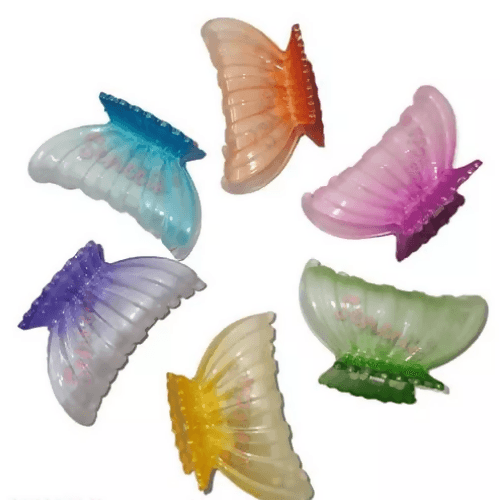 SENECIO Hair Gripper Clip Butterly Hair Claw Combo Set(Pack of 6) - HalfPe