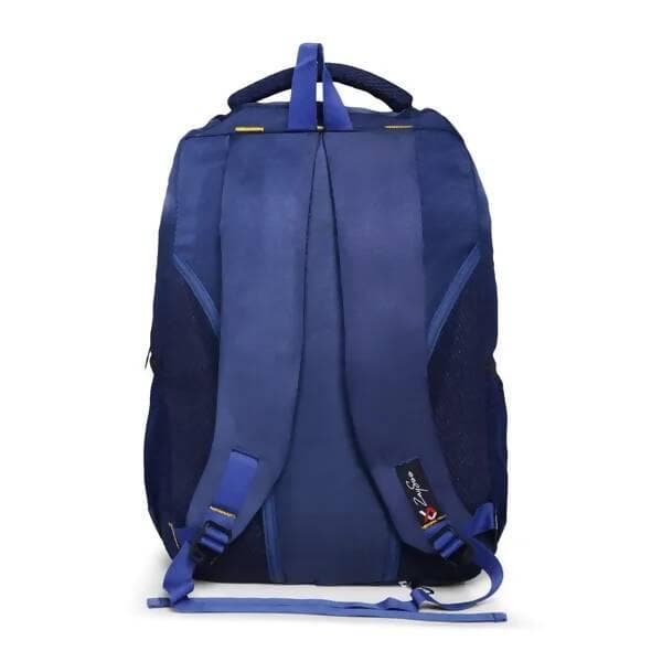 Laptop Backpack Multiple Pockets Padded Shoulder Straps Premium Fabric (Blue 40L) - HalfPe