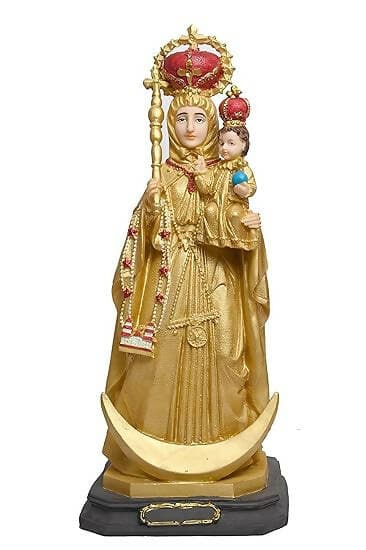 KariGhar® Our Lady of Velankanni I Our Lady of Good Health I Mother Velankanni 16 inches catholic idol perfect for Alter Prayer Room I Drawing Room I Bedroom I Gifting & Decoration. A0050 (5 x 6.5 x 16 INCH) - HalfPe