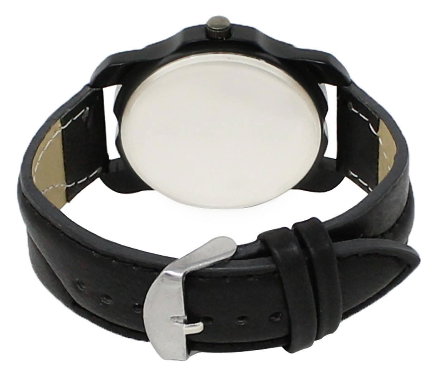 LOREM Black Dark Edition Analog Watch For Men LR22 - HalfPe