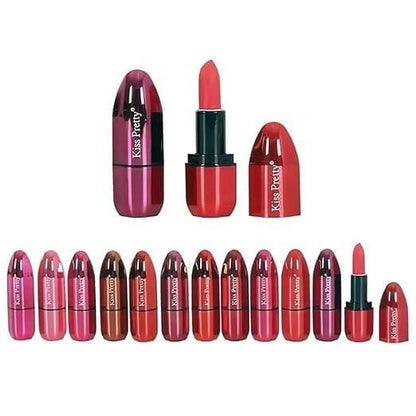 Kiss Pretty Sumptuously Rich Matte Lipstick Fashion Metallic Glossy Finished Beautiful Collection - HalfPe