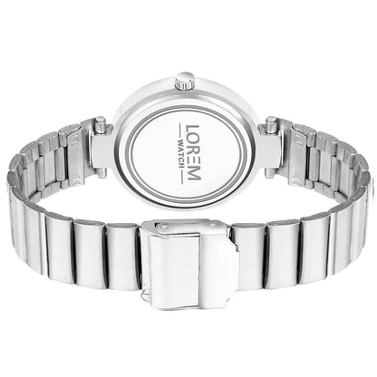 LOREM Pink Fancy Analog Watch For Women LR318 - HalfPe