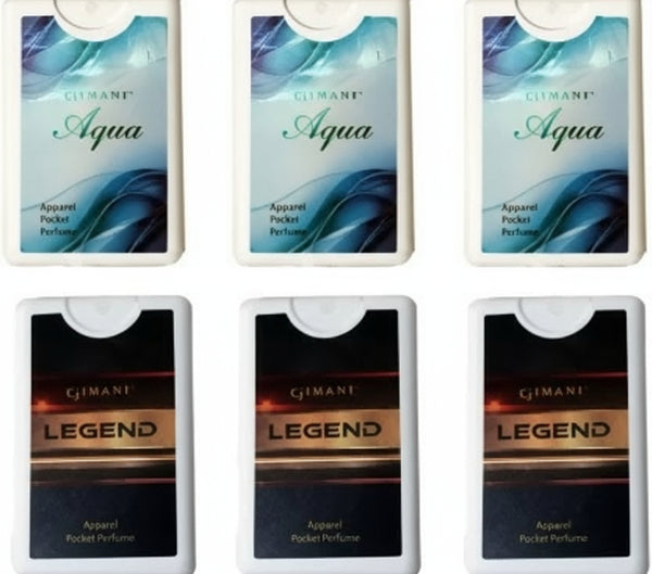 Gimani Pocket Perfume 20 ML Each Eau de Perfume (Pack of 6) - HalfPe