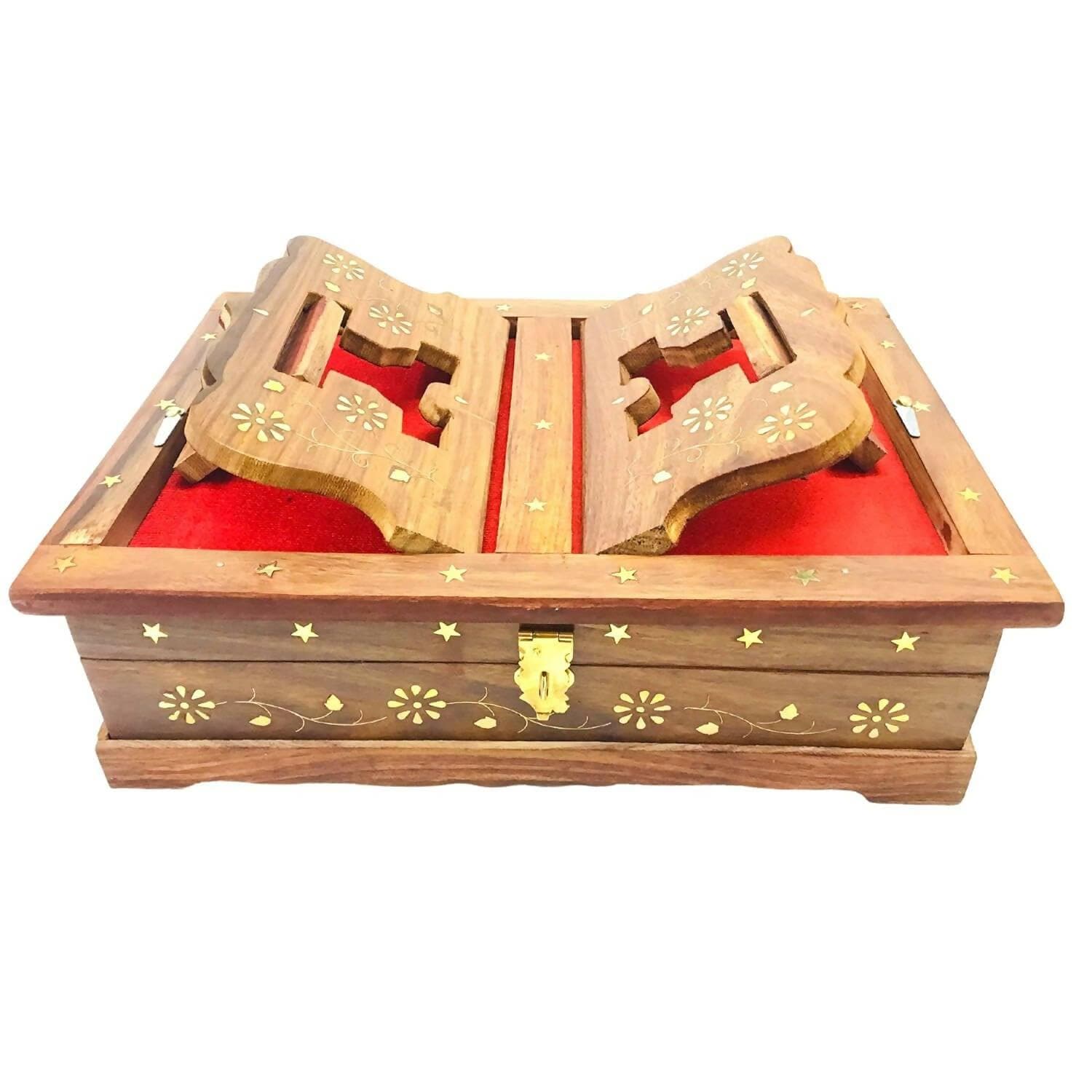 Santarms Quran Box fordable Wooden - HalfPe