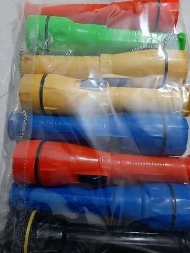 Plastic Torch mix color (12 pcs) - HalfPe