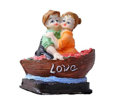 MANTOUSS Valentines day gift - Chocolates in a decorated box+boat couple figurine+Teddy with rose+scented candle+message bottle+Valentines greeting card - HalfPe