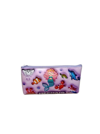 Mermaid Stylish Durable Pencil Case Pouch for Stationery - HalfPe